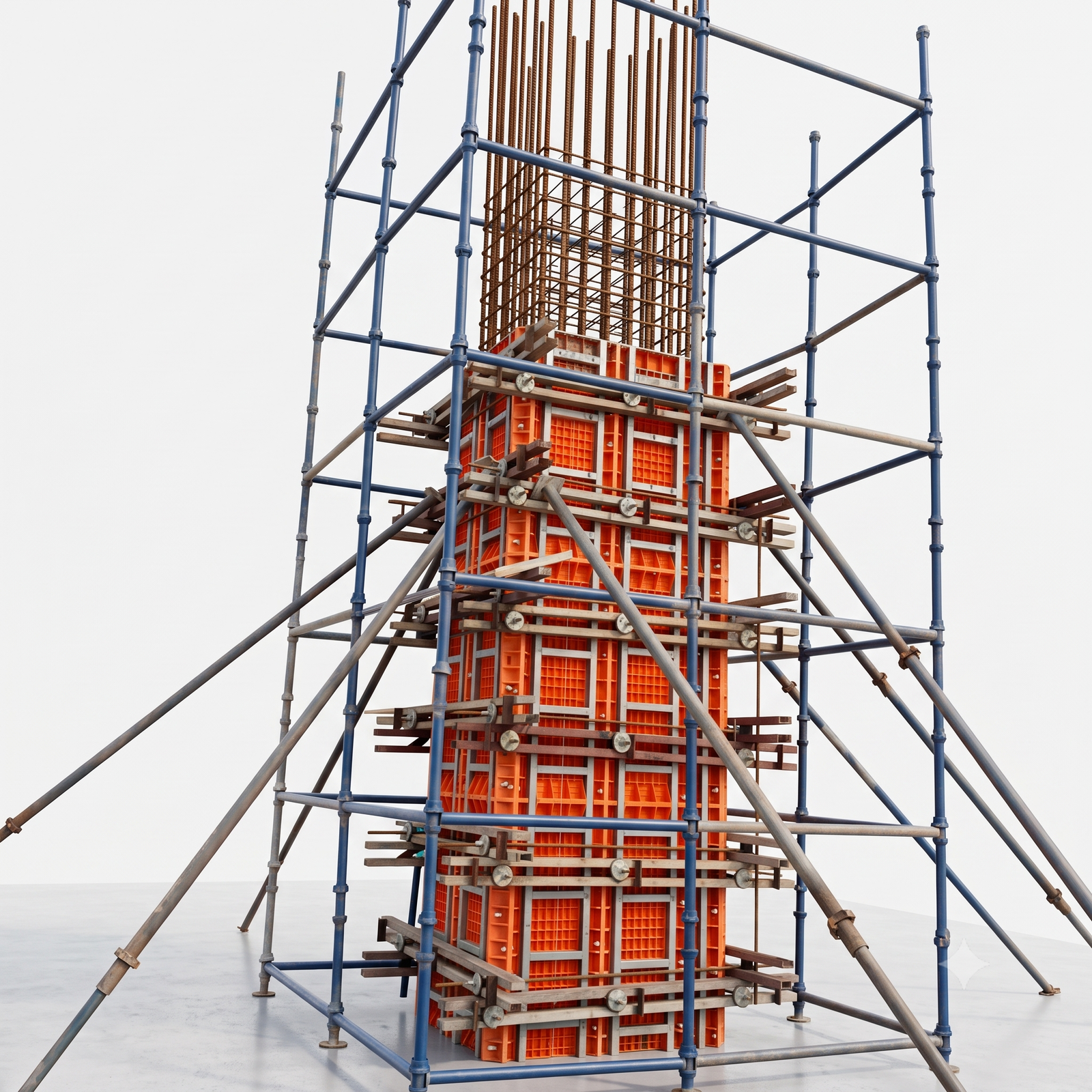 Plastoform column and pillar formwork